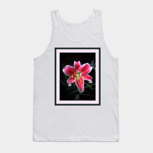 Pink Day Lily Tank Top